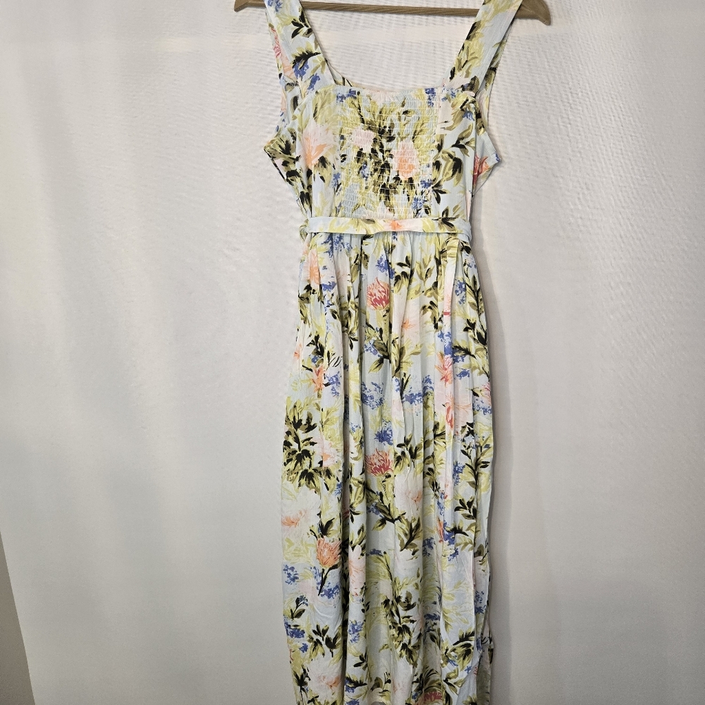 Expressions Catalog Size S Floral Garden Of Eden Sleeveless Maxi Dress-NEW - Picture 8 of 10